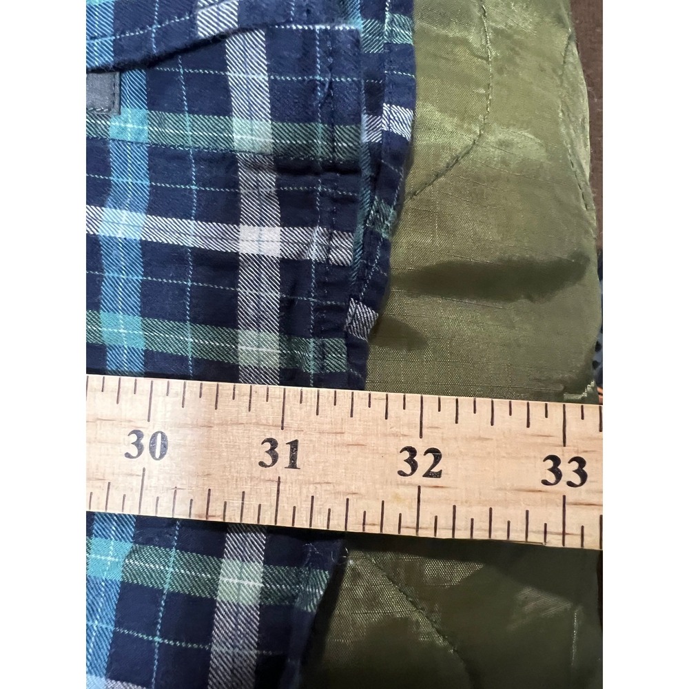 Eddie Bauer Classic Fit 3XL Plaid Flannel Shirt 100% Cotton Soft HO16 2016 - Picture 12 of 14
